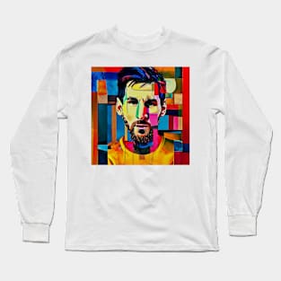 art grafic of Messi Long Sleeve T-Shirt